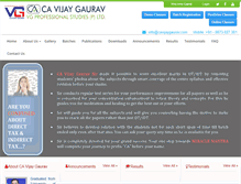 Tablet Screenshot of cavijaygaurav.com